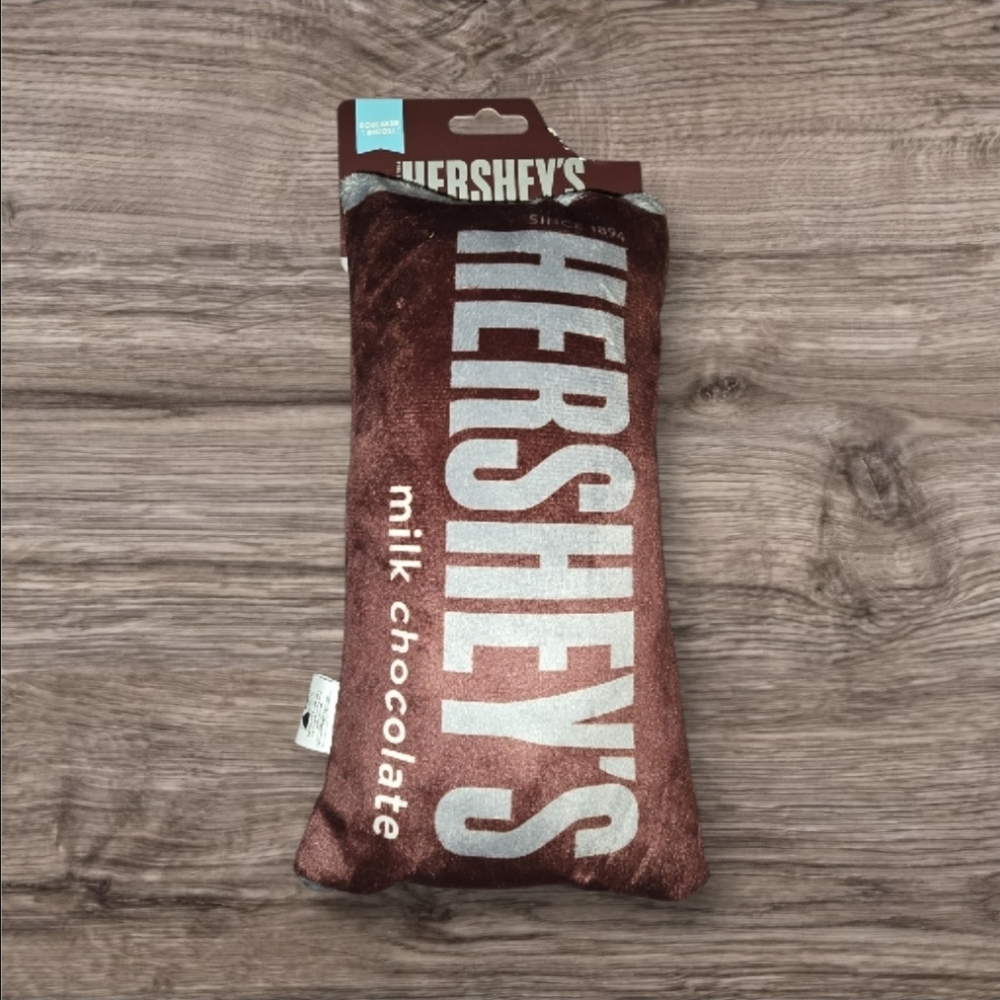 Hershey's Chocolate New NWT Dog Crinkle Plush Squeaker Toy